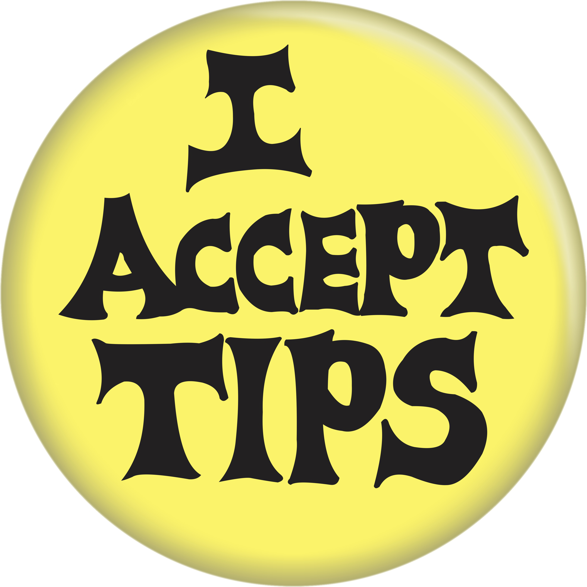 Pin I Accept Tips