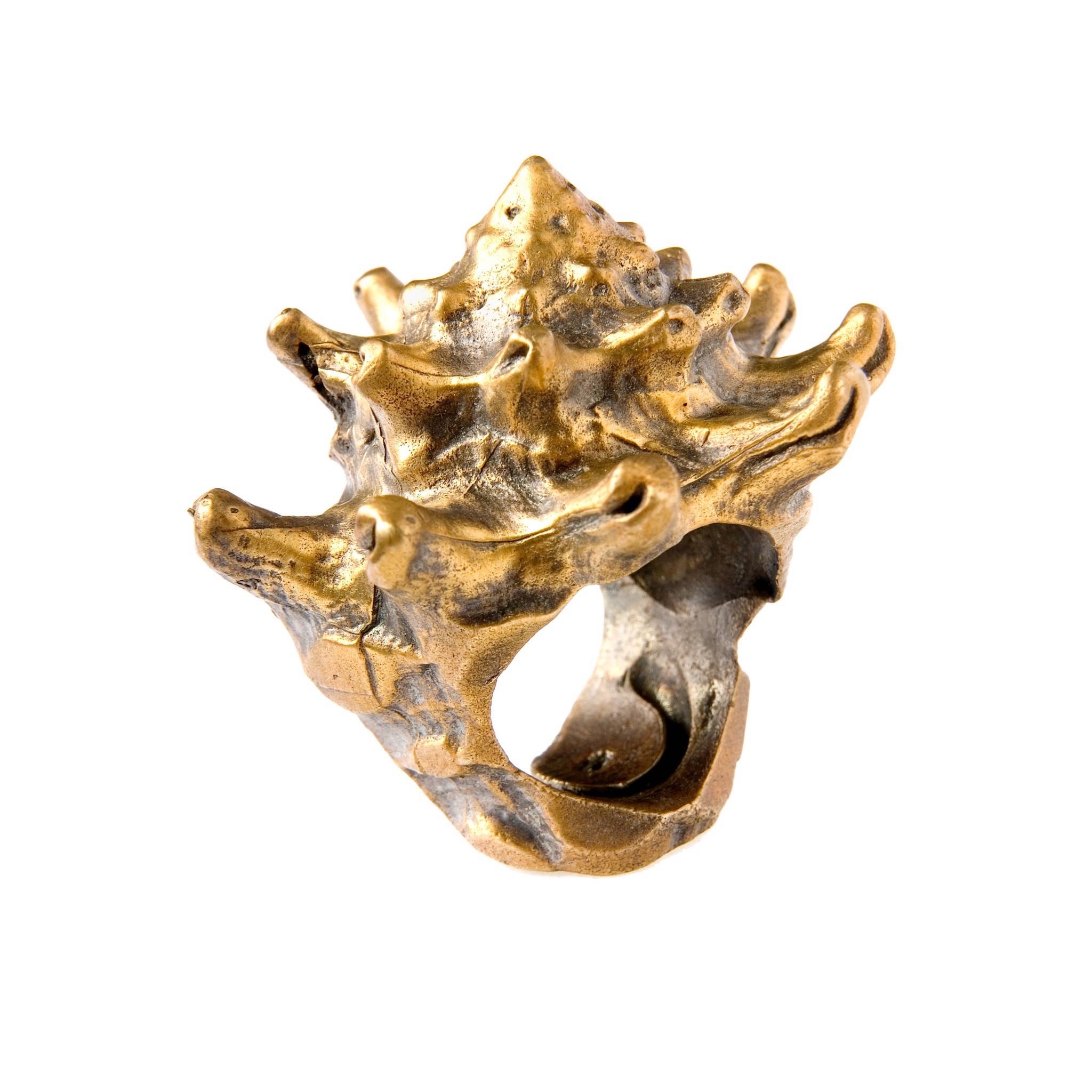 Conch Shell Cocktail Ring