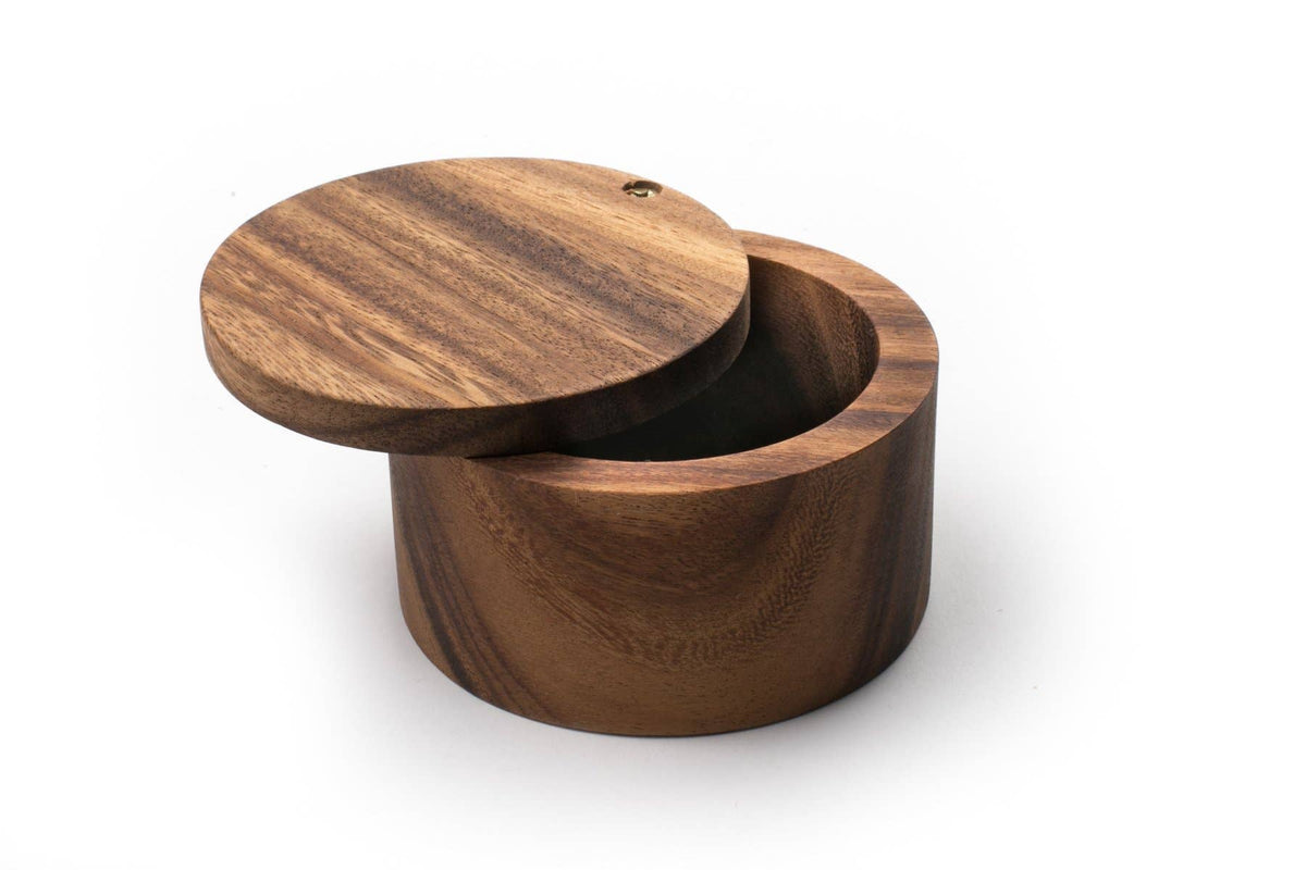 Ironwood Appalachian Salt Cellar, Acacia, 4" X 4" X 2.5"