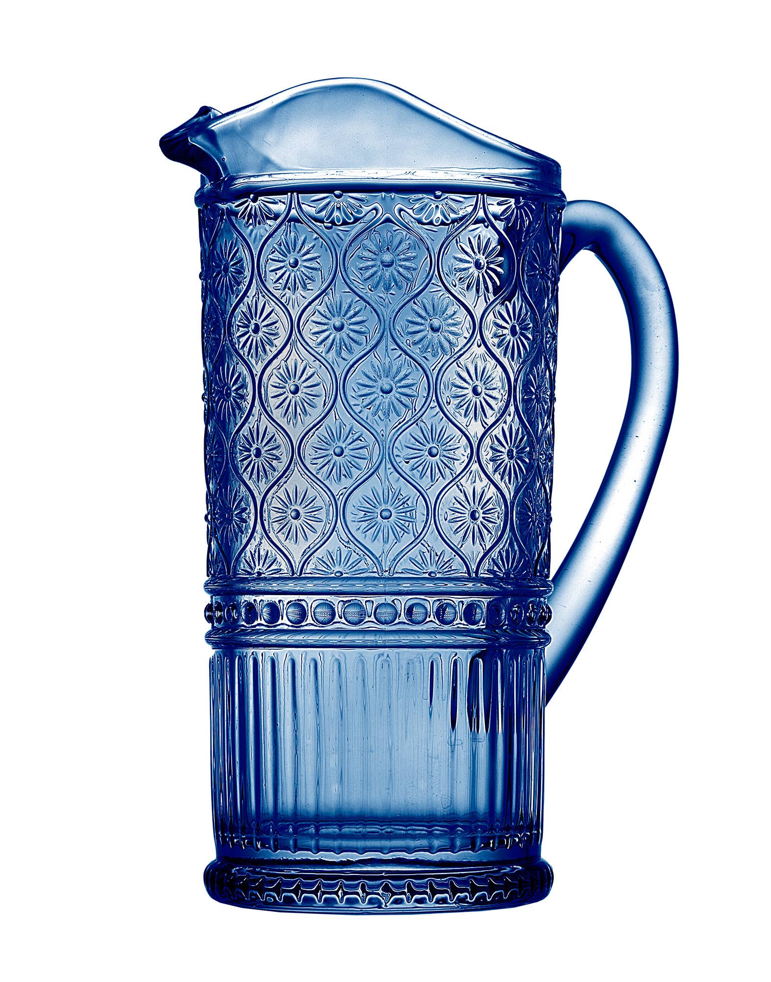 Claro Pitcher Blue