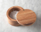 Ironwood Appalachian Salt Cellar, Acacia, 4" X 4" X 2.5"