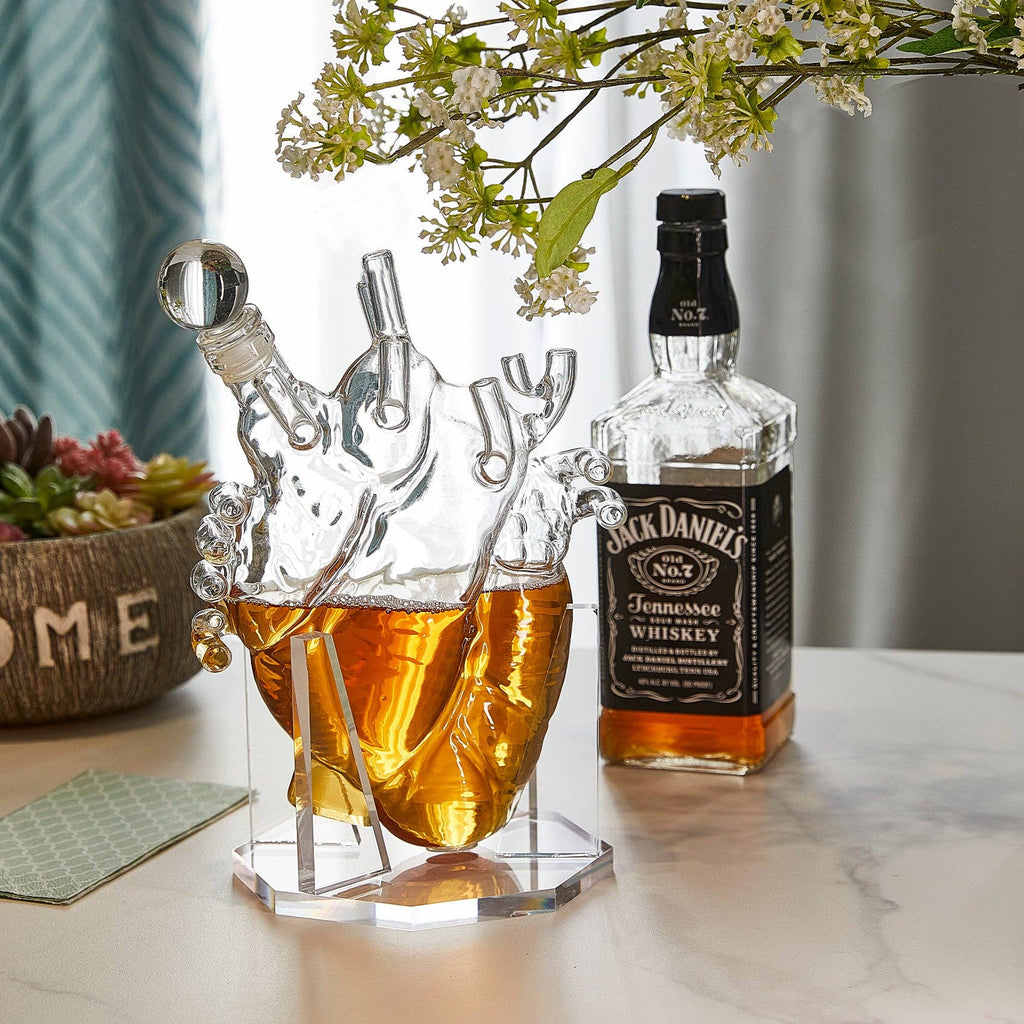 Heart Decanter Set | 750 Ml