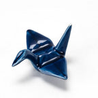 Navy Crane Chopsticks Rest