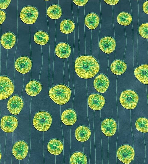 20x30 Blooms Handmade Silkscreen Paper 3 Colors