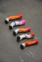 Assorted Lipstick Stained Ceramic Cigarettes