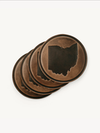 Ohio Circle Coasters