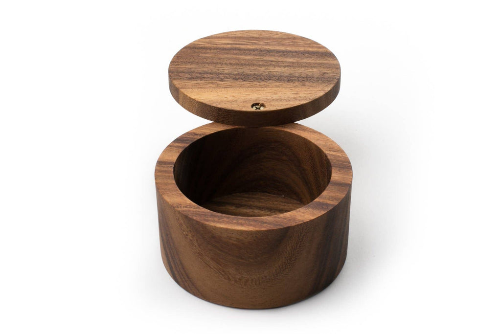 Ironwood Appalachian Salt Cellar, Acacia, 4" X 4" X 2.5"