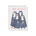 Nuns friendship greeting card