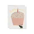 Panda Cupcake birthday greeting card